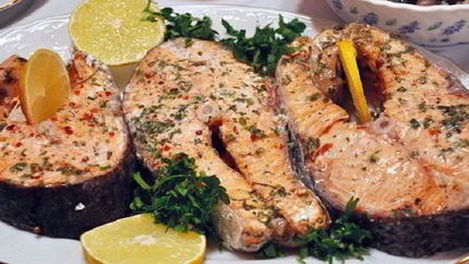 Семга в фольге