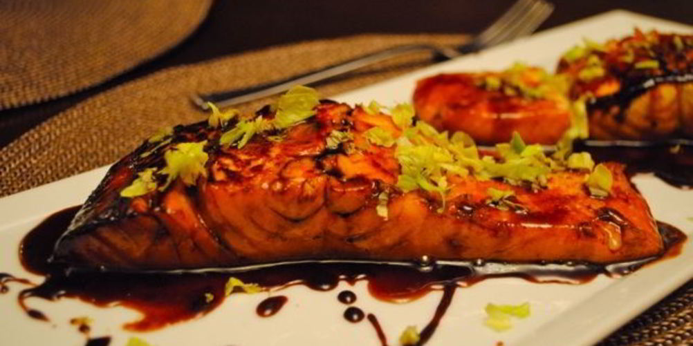 Рецепт семга в вине