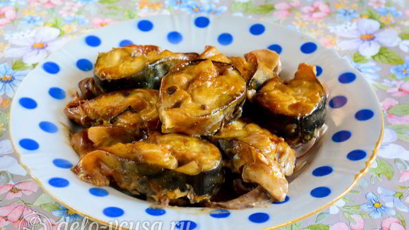 скумбрия запеченная с горчицей