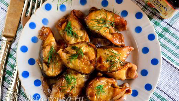 скумбрия запеченная с горчицей