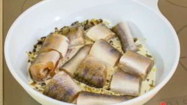 судак с грибами и сливками