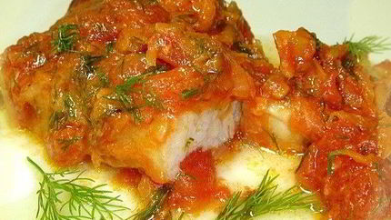 Треска с картофелем в духовке