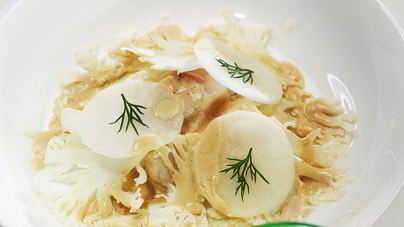 Треска с цветной капустой