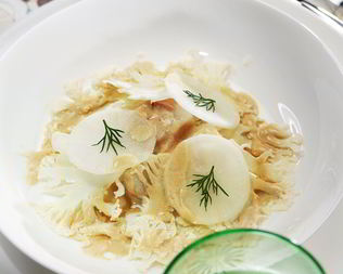 Треска с цветной капустой