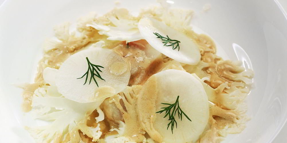 Рецепт треска с цветной капустой