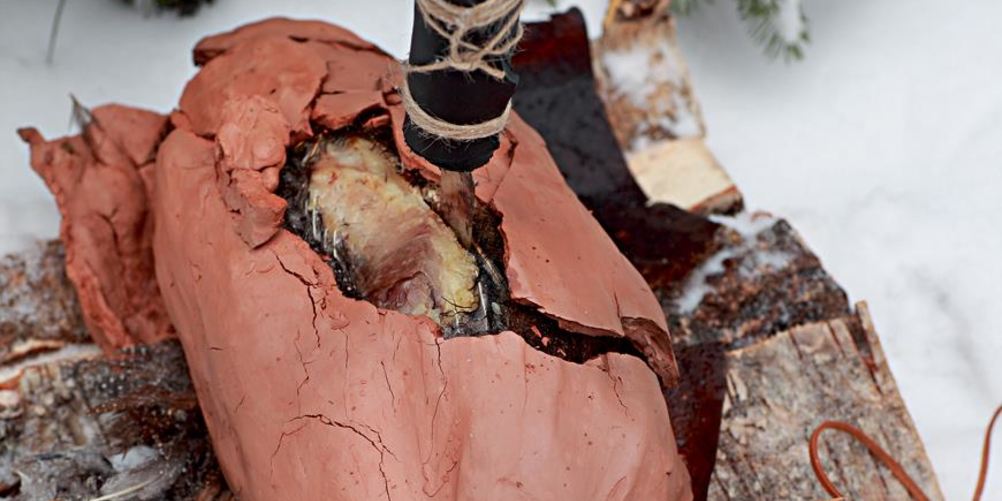 Рецепт цесарка, запеченная в глине