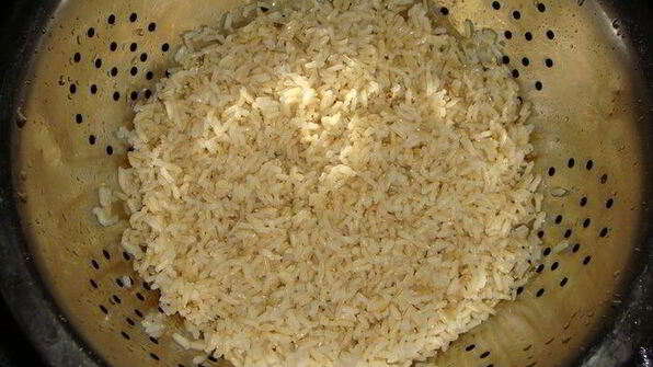 запеченная скумбрия в рисовой шубке