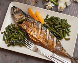Запеченная скумбрия