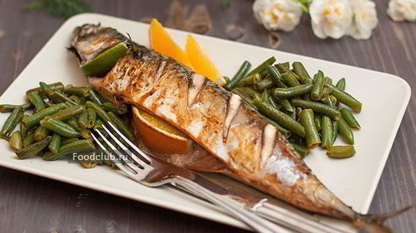 запеченная скумбрия