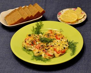 Запеченное филе тилапии в духовке