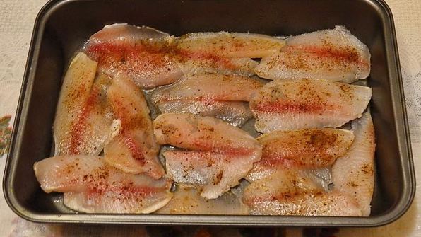 запеченное филе тилапии в духовке