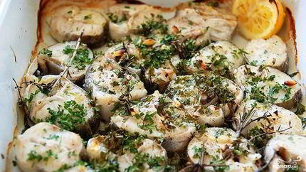 Запеченный хек