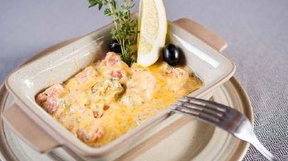 Запеченые морепродукты