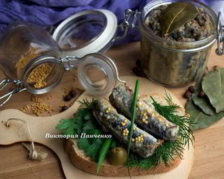 Жареная минога в маринаде