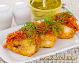 Жареная рыба под маринадом