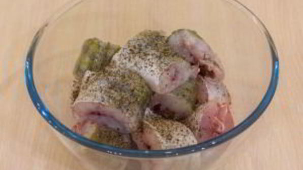 жареная рыба под маринадом