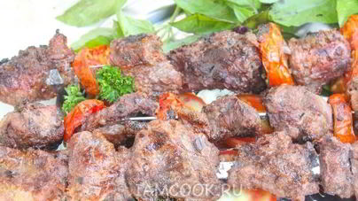 Абхазский шашлык из свинины