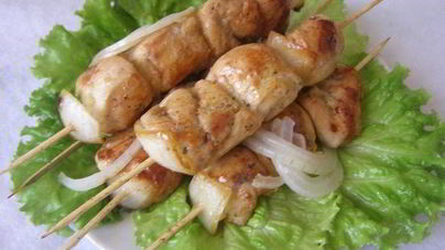 Диетический шашлык