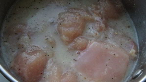 куриные шашлычки в ананасовом маринаде