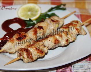 Куриные шашлычки