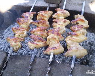 Маринад для куриного шашлыка