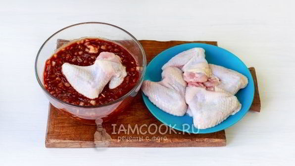 маринад для шашлыка из куриных крылышек