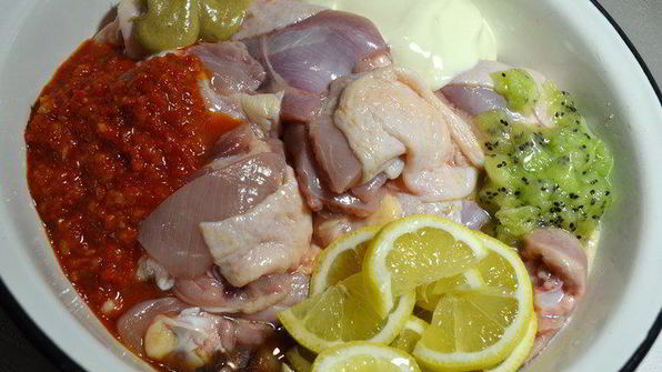 мясо на костре