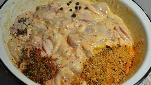 мясо на костре