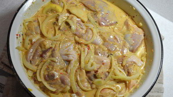 мясо на костре