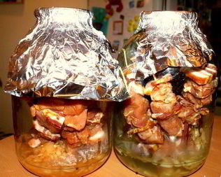 Нежный шашлык в банке