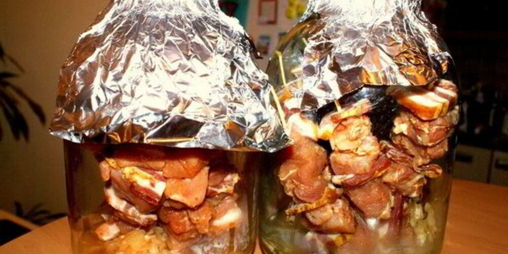 Рецепт нежный шашлык в банке