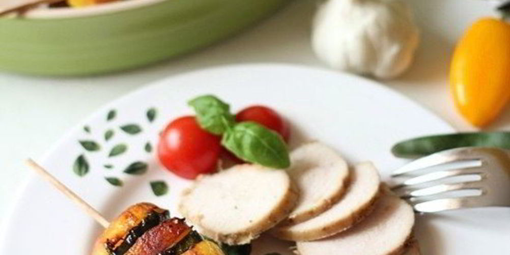 Рецепт шашлычки из картофеля и цуккини