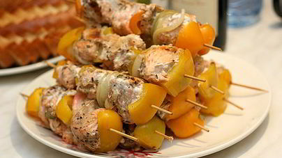 Шашлычок из рыбы