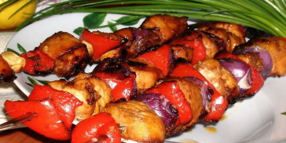 Рецепт шашлычок куриный в кисло-сладко-горько-остром маринаде