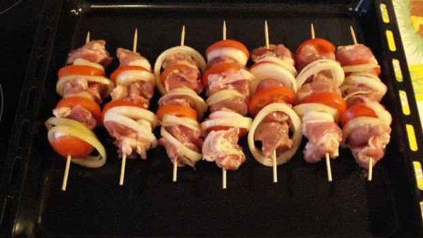 шашлычок по-домашнему с картошечкой