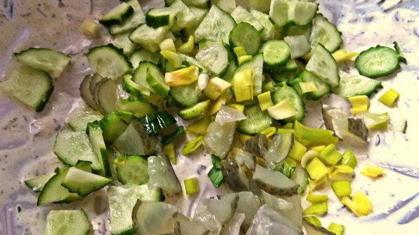 шашлык грибы в сметане