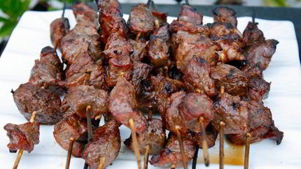 Шашлык из баранины по-грузински