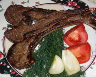 Шашлык из баранины по-узбекски