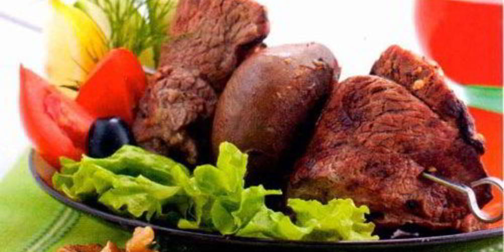 Рецепт шашлык из баранины с бараньей почкой по-карски