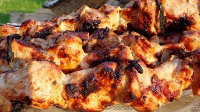 Шашлык из баранины в вине