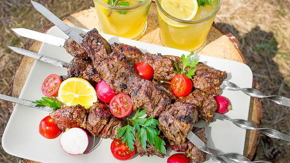 шашлык из говядины