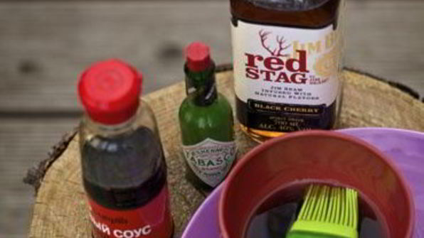 шашлык из говяжьей печени