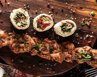 Шашлык из куриного бедра