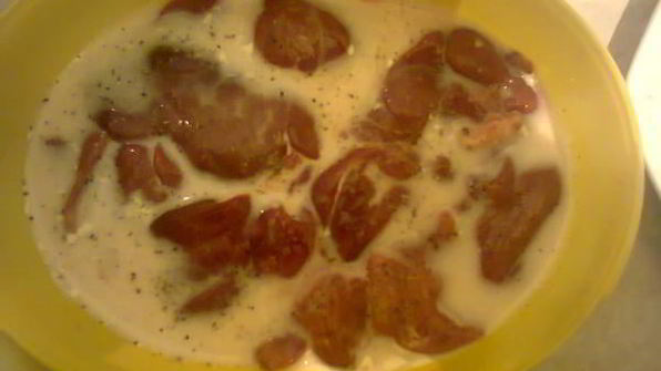 шашлык из куриной печени