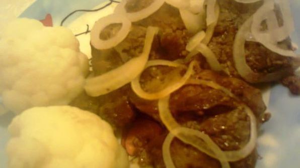 шашлык из куриной печени