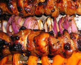 Шашлык из курицы по-барбадосски