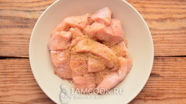 шашлык из курицы в мультиварке