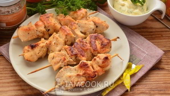 шашлык из курицы в мультиварке