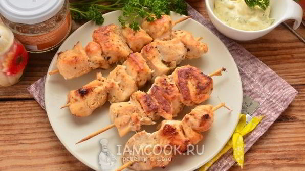 шашлык из курицы в мультиварке