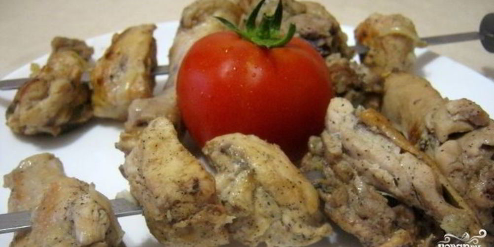 Рецепт шашлык из курицы в уксусе